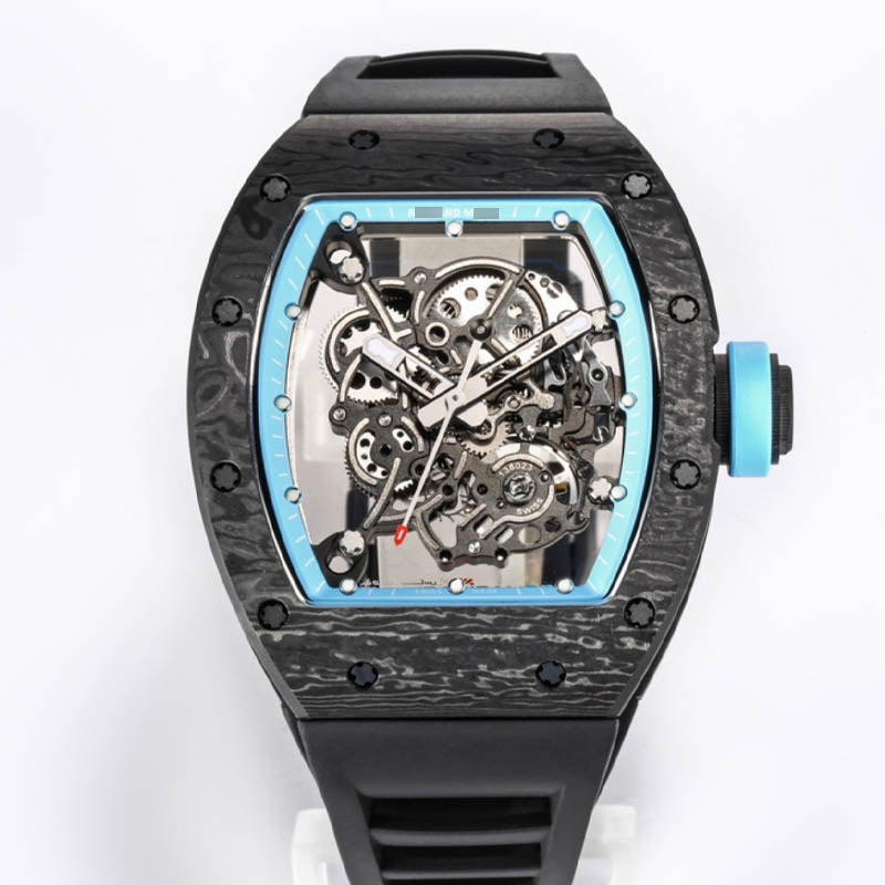 RM 055 1:1 Super Clone Carbon Fiber Black& Blue