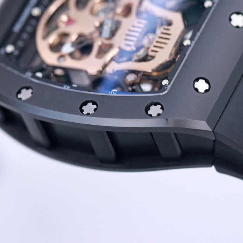 RM 052 1:1 Super Clone Tourbillon Skull Dial Black