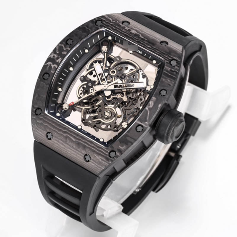 RM 055 1:1 Super Clone Carbon Fiber Black& Black