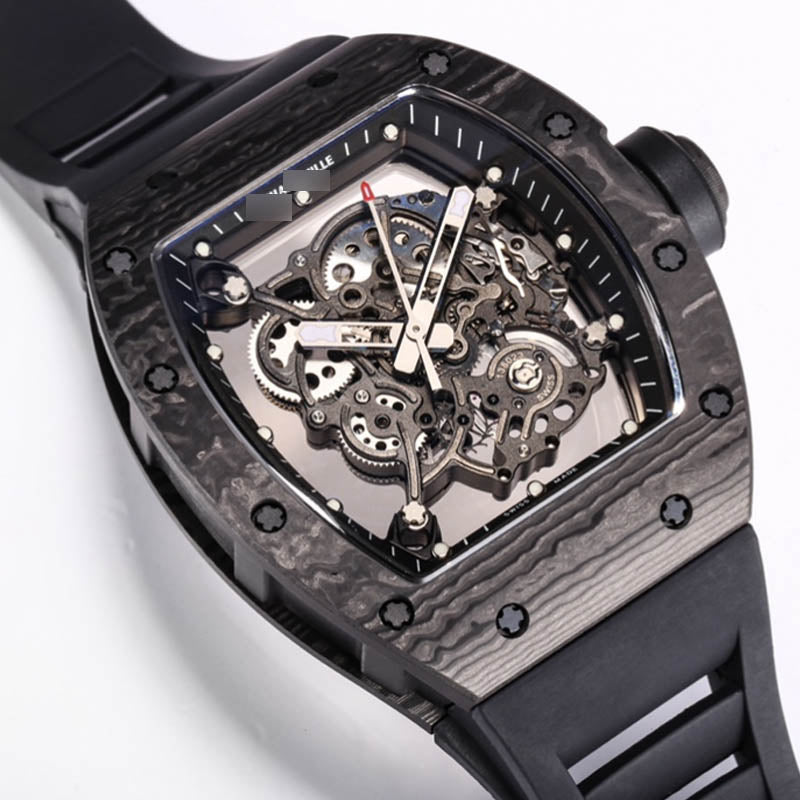 RM 055 1:1 Super Clone Carbon Fiber Black& Black