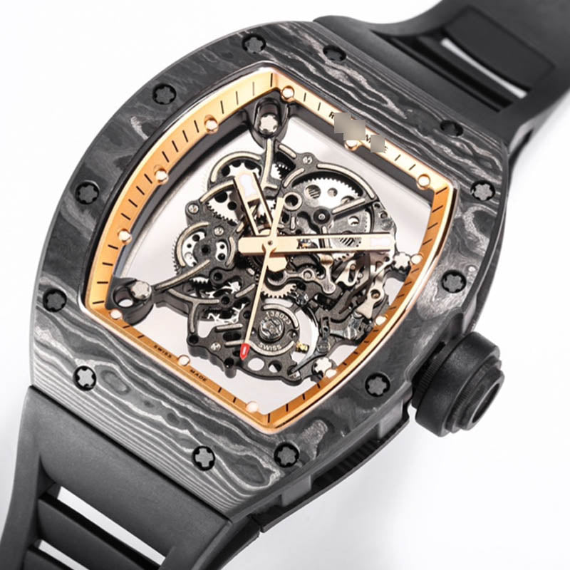 RM 055 1:1 Super Clone Carbon Fiber Black& Gold