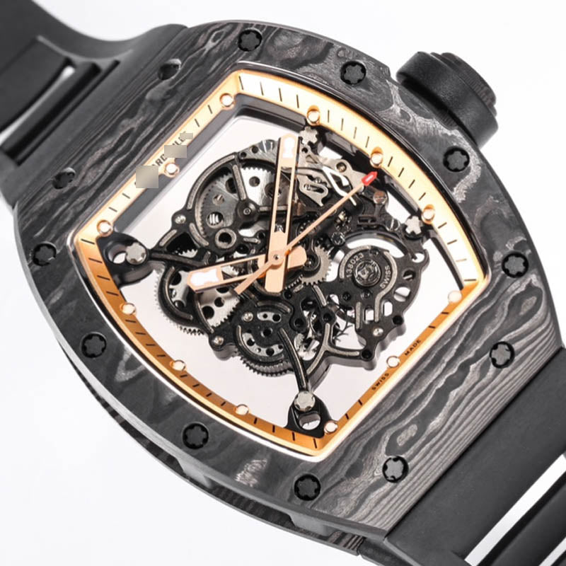 RM 055 1:1 Super Clone Carbon Fiber Black& Gold