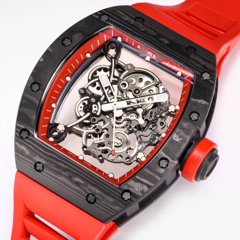 RM 055 1:1 Super Clone Carbon Fiber Black& Red