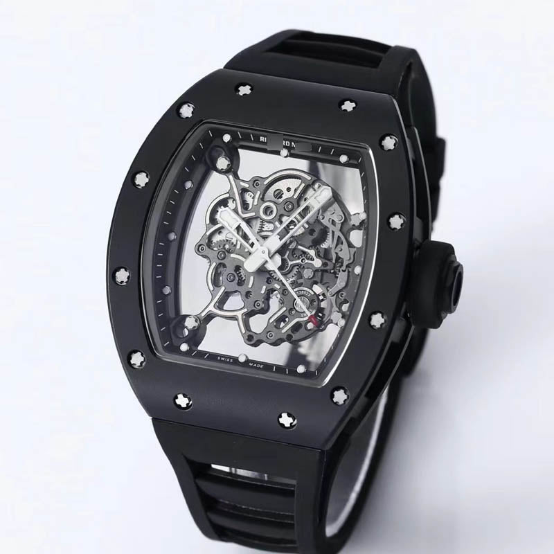 RM 055 1:1 Super Clone Ceramic Black& Black