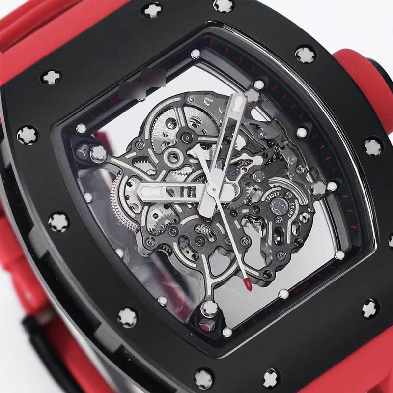 RM 055 1:1 Super Clone Ceramic Black& Red