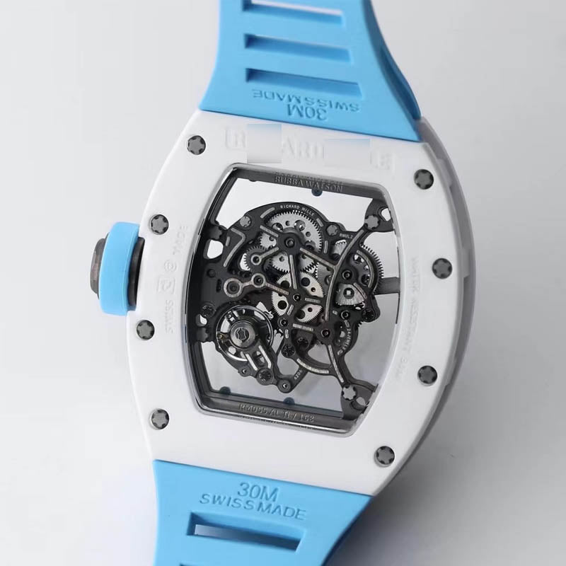 RM 055 1:1 Super Clone Ceramic White& Blue