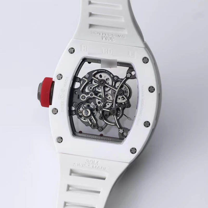 RM 055 1:1 Super Clone Ceramic White& Red