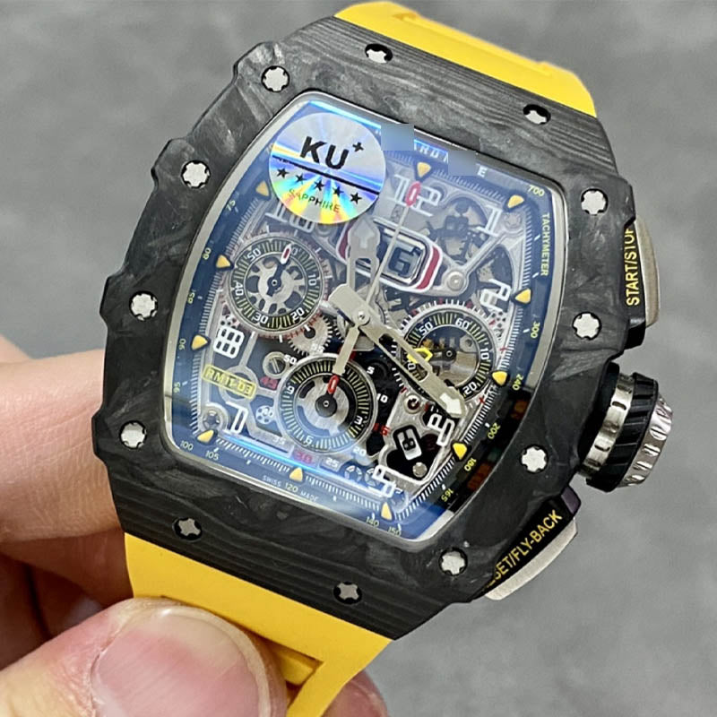 RM 11-03 1:1 Super Clone Carbon Fibre Yellow