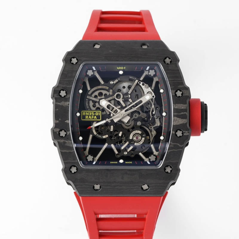 RM 35-01 1:1 Super Clone Carbon Fibre Red