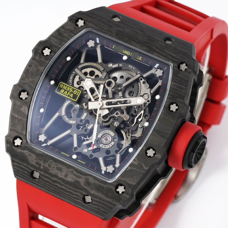 RM 35-01 1:1 Super Clone Carbon Fibre Red