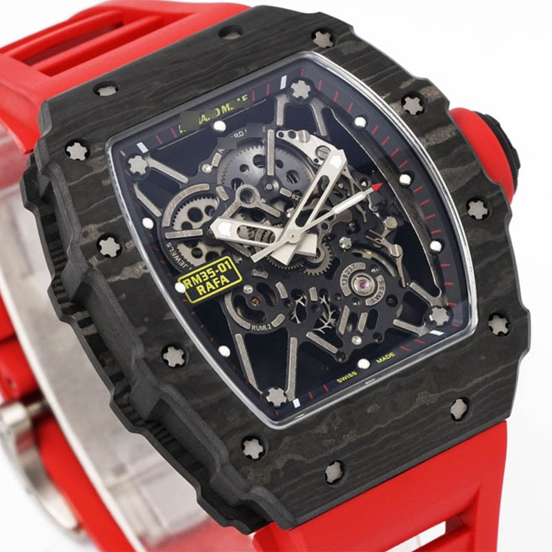 RM 35-01 1:1 Super Clone Carbon Fibre Red