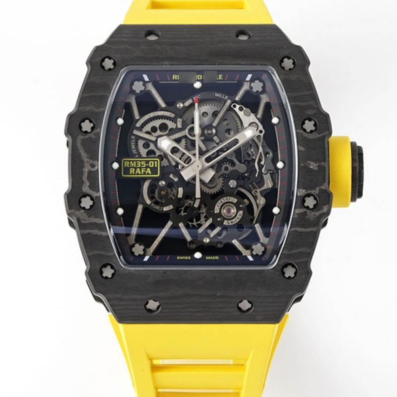 RM 35-01 1:1 Super Clone Carbon Fibre Yellow