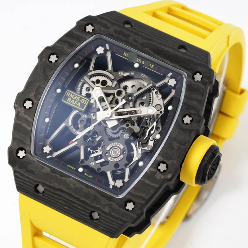 RM 35-01 1:1 Super Clone Carbon Fibre Yellow