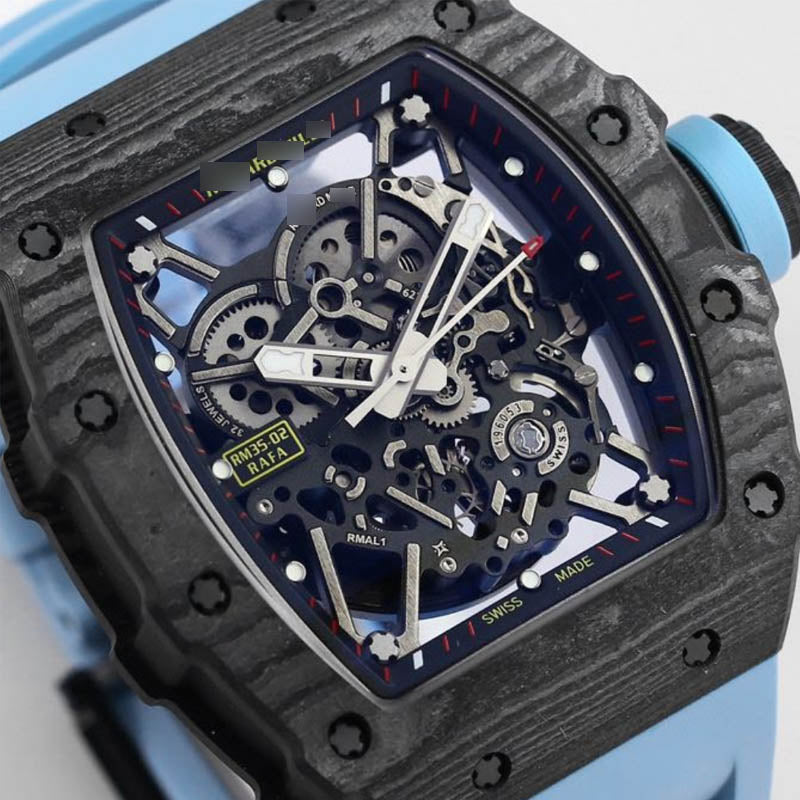 RM 35-02 1:1 Super Clone Carbon Fibre Blue