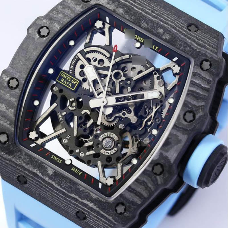 RM 35-02 1:1 Super Clone Carbon Fibre Blue