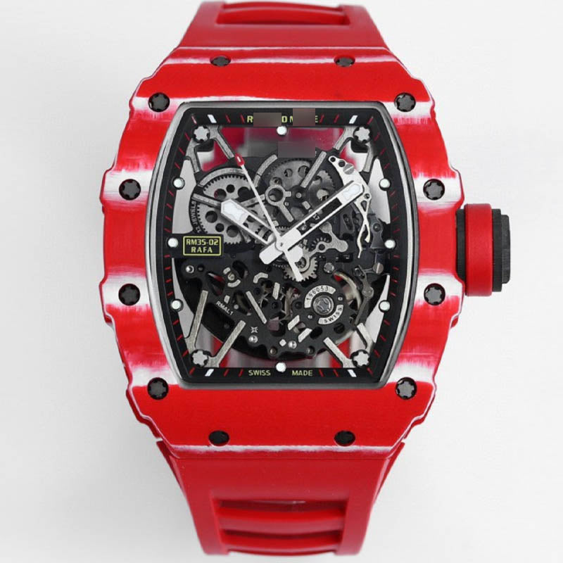 RM 35-02 1:1 Super Clone Carbon Fibre Red& White