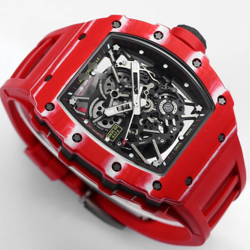 RM 35-02 1:1 Super Clone Carbon Fibre Red& White