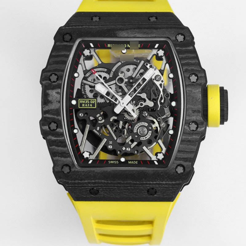 RM 35-02 1:1 Super Clone Carbon Fibre Yellow