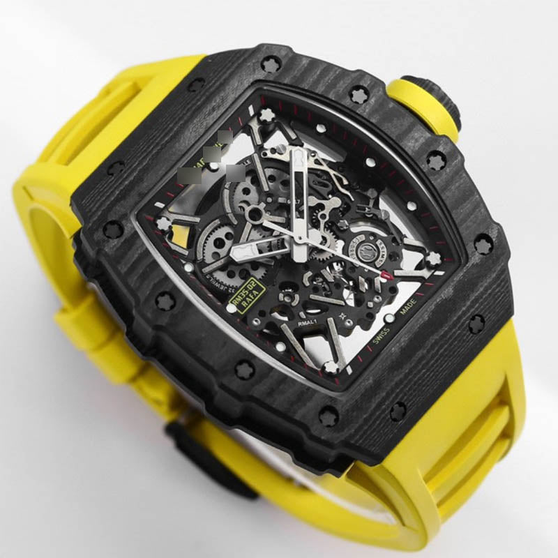 RM 35-02 1:1 Super Clone Carbon Fibre Yellow