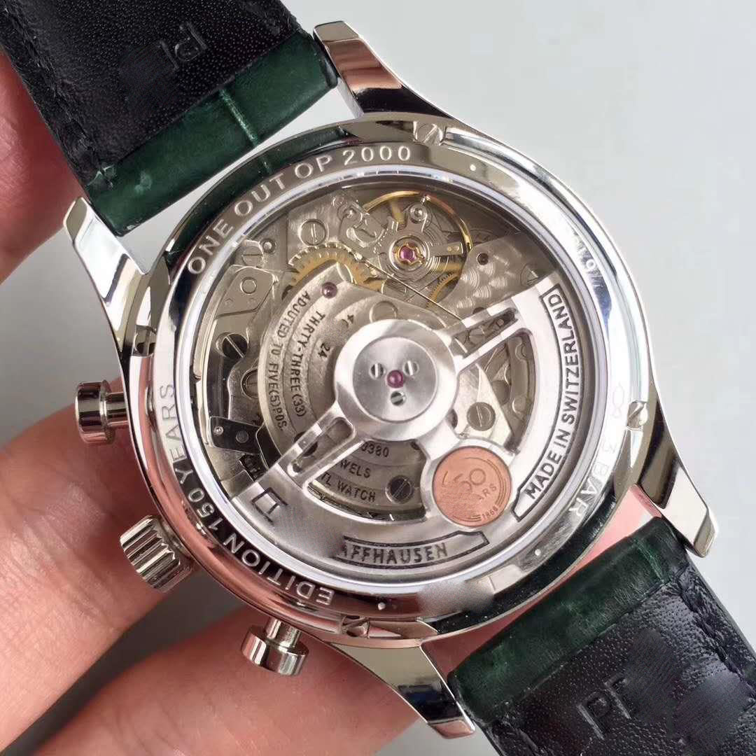 PORTUGIESER CHRONOGRAPH EDITION 150 YEARS IW371601 YL FACTORY GREEN DIAL